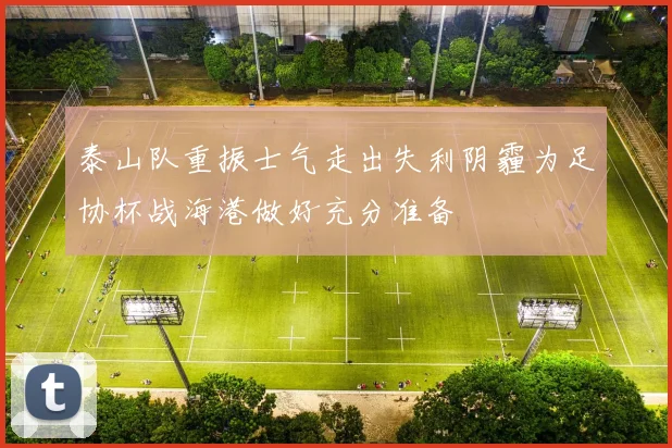 泰山队重振士气走出失利阴霾为足协杯战海港做好充分准备